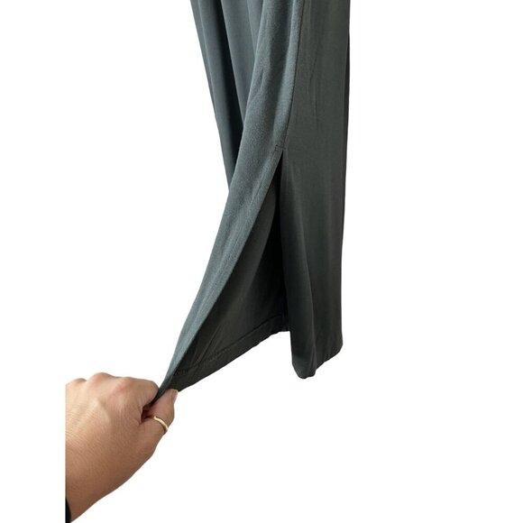 Soma Wide-Leg Pull-On Lounge Pants with‎ pockets Large ankle slit - Picture 2 of 9